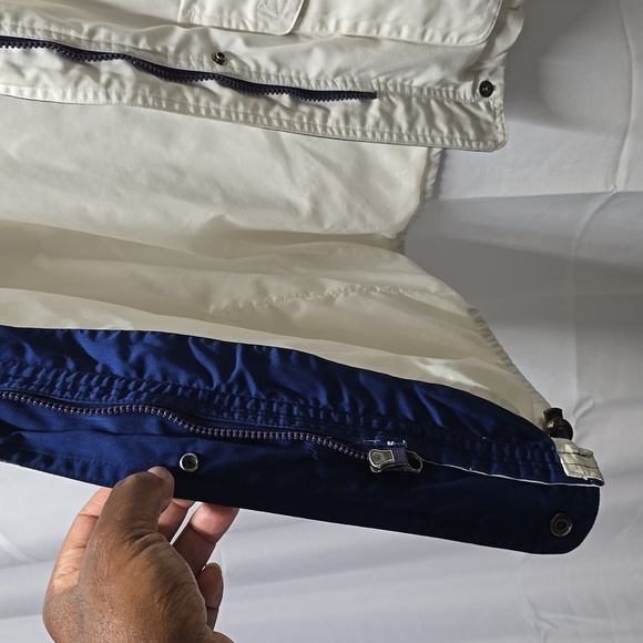 Pacific Trail White and Blue RainJacket - Picture 4 of 7